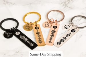 Personalized Spotify Code Keychain